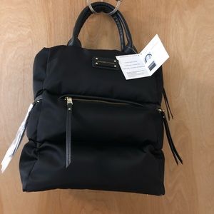 Adrienne Vittadini Quilted Shopper (Black)